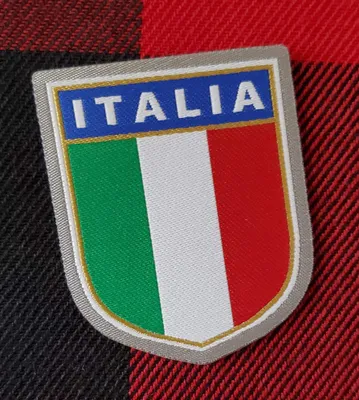 Produktbild von Selbstklebender Aufnäher für Textilien, italienische Flagge