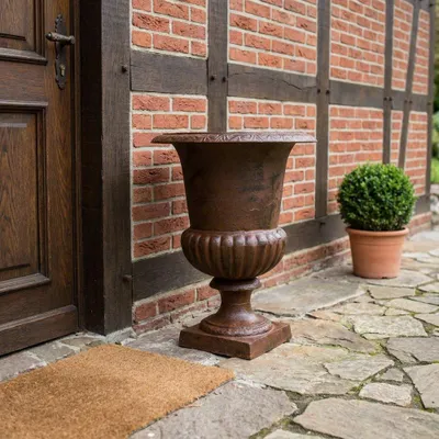 Produktbild von Amphore, großer französischer Pflanzkübel, Pflanzgefäß, Blumenamphore H 67cm