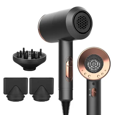 Immagine prodotto di INF Asciugacapelli con diffusore e concentratore 5 velocità Nero