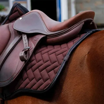 Produktbild von Equithème Schabracke Impulsion, Größe:Warmblut, Farbe:braun