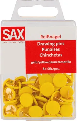 Productafbeelding van Geel 80 Stuks Punaises