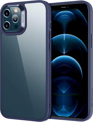 Obrázok produktu pre ESR puzdro pre Apple iPhone 12 Pro Max silikónový námornícky modrý rám