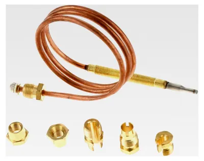 Produktbild von 60 cm Gas Universal Thermoelement für Warmwasserboiler mit 5 Befestigungsteilen