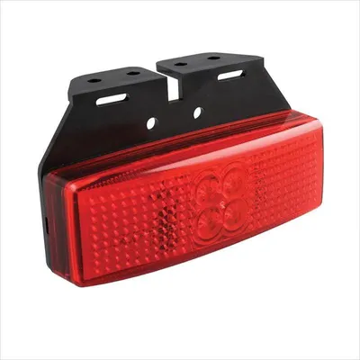 Obrázok produktu pre Zadné obrysové svetlo 12/24V červené 110x40mm LED s držiakom