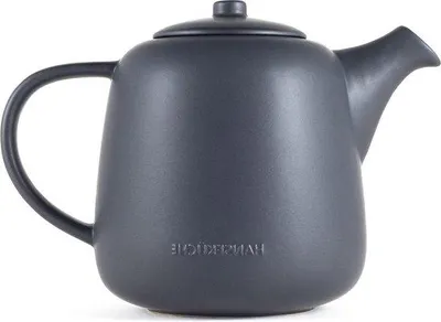 Produktbild von Famanu Teekanne – Hochwertiges Design mit RVS Sieb – 1,3 Liter – Schwarz