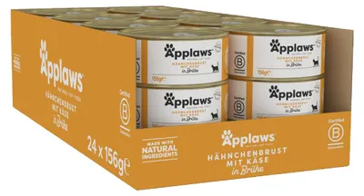 Productafbeelding van Applaws: 100% natuurlijk premium natvoer voor katten, met kipfilet en kaas