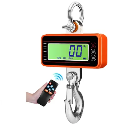 Zdjęcie produktu dla Cyfrowa waga wisząca o udźwigu 1500 kg z pilotem i wyświetlaczem LCD
