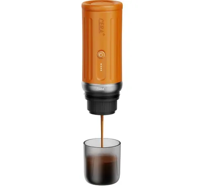 Produktbild von Cerapresso tragbare Kaffeemaschine – 13.500 mAh Akku (3. Gen), 20 Bar, Aufheizen in 150 Sek., für Kapseln & Bohnen, bis zu 8 Tassen pro Ladung, CERA+