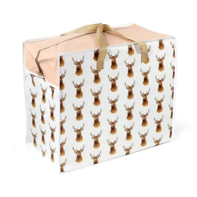 Produktbild von XXL Aufbewahrungstasche Jan Pashley Hirsch Allzwecktasche ca. 55x48x28cm Riesentasche