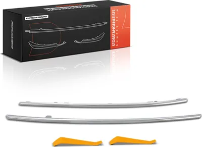 Immagine prodotto di Frankberg 2x striscia di rifinitura paraurti nero anteriore sinistro destro per Mercedes-Benz Classe E W212 S212 2009-2016