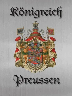 Produktbild von vianmo Holzschild 40x30 cm Königreich Preussen Wappen