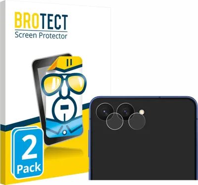 Produktbild von 2x Für Samsung Galaxy Z Flip 7 (NUR Kameraschutz) Schutzfolie BROTECT Displayschutz Display Schutz Folie Klar Transparent
