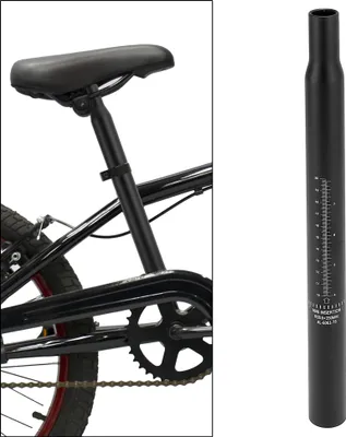 Image de 28.6x350mm Vélo Tige Selle Aluminium Alliage avec Marque Échelle