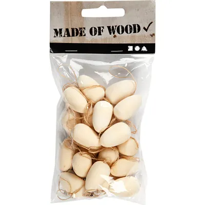 Produktbild von Creativ Company 544191, Holz, Holz, 20 Stück(e), 15 mm, 15 mm, 25 mm