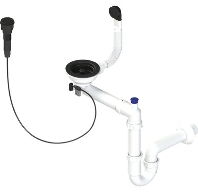Immagine prodotto di Laveo SIPHON OKS_763T Sifone per lavello, nero