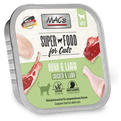 Produktbild von MAC's CAT - Schale 16x100g | Huhn & Lamm