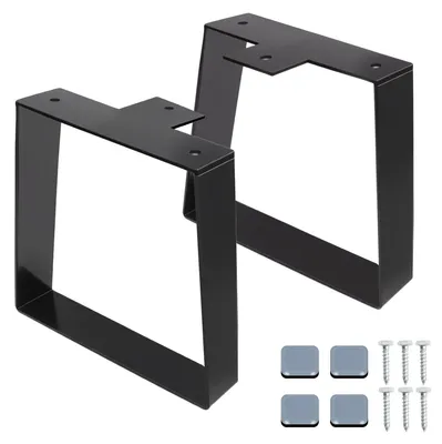 Immagine prodotto di Solidchoice - Set di 2 gambe trapezoidali per tavolo, in metallo