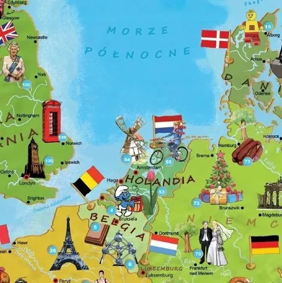 Produktbild von ArtGlob Puzzle Europa des jungen Entdeckers 200 Teile