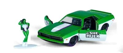 Immagine prodotto di She-Hulk Diecast Modell 1/32 1973 Plymouth Barracuda