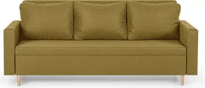 Produktbild von 3-Sitzer-Sofa mit Schlaffunktion KEN - Senf
