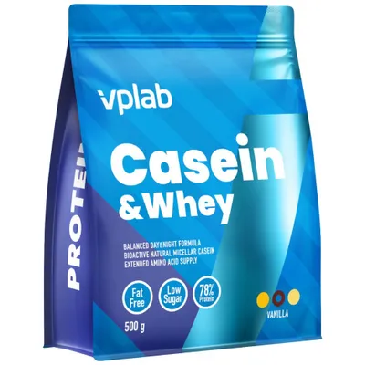 Produktbild von Vplab Casein & Whey | Molken- und Kasein-Protein-Mischung