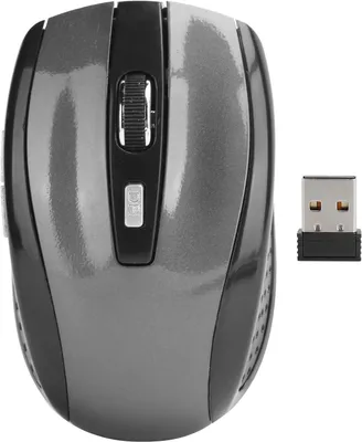 Obrázok produktu pre Bezdrôtová tichá myš 2.4G s prijímačom USB, ergonomické, tiché tlačidlá, nastaviteľné DPI až do 1600, úspora energie, rýchly prenos dát