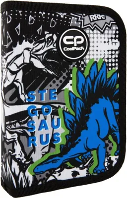Obrázok produktu pre Piórnik jednoklapkowy bez wyposażenia Coolpack Clipper T-Rex