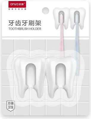 Produktbild von Zahnbürstenhalter für 2 Zahnbürsten, Tooth