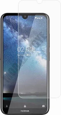 A screen protector is placed over a smartphone screen.