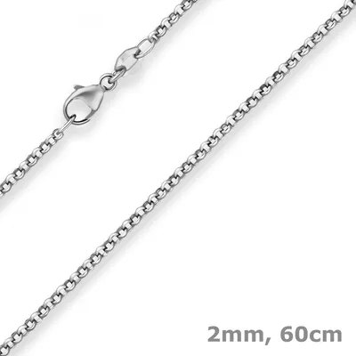 2mm-Erbskette-aus-925-Silber-rhodiniert-60cm