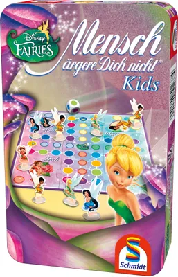 Produktbild von Disney Tinkerbell Mensch Ärgere Dich nicht Kids - Metalldose