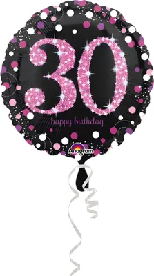 Produktbild von Amscan 3378501, Spielzeugballon, Folie, Pink, Rund, 5 Stück(e)