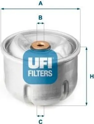 Produktbild von Ölfilter UFI 25.901.00 Anschraubfilter für FORD Transit Mk6 Kasten (V347, V348, FA) Transit Mk6 Bus (V347, V348, FD, FB, FS, FZ, FC) für LAND ROVER