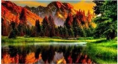 Produktbild von Norimpex Diamant Malerei Landschaft 80x40cm
