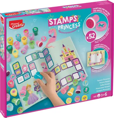 Produktbild von Maped Creativ Motivstempel-Set "PRINZESSIN" im Karton