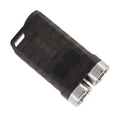 Zdjęcie produktu dla Mini latarka brelokowa, mała latarka brelokowa, ładowalna mini latarka brelokowa, mini latarka brelokowa USB, mini latarka brelokowa V3, mini latarka brelokowa