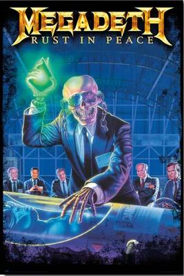 Produktbild von Poster Megadeth Rust in Peace 61x91,5 cm