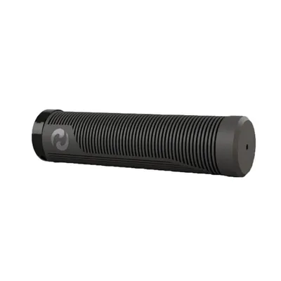 Obrázok produktu pre Rukoväte riadidiel Herrmans 'Rib single lock', 130 mm, Ø 22 mm, sivé/čierne (1 pár)