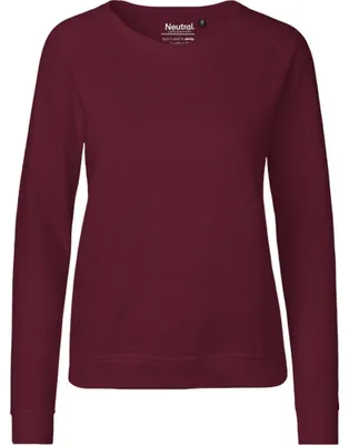 Imagen del producto de Sudadera para mujer, modelo LT3863 (talla XXL), color burdeos