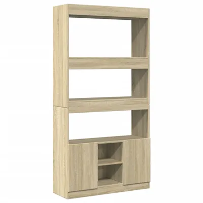 Immagine prodotto di Credenza Rovere Sonoma 92x33x180 cm in Legno Multistrato