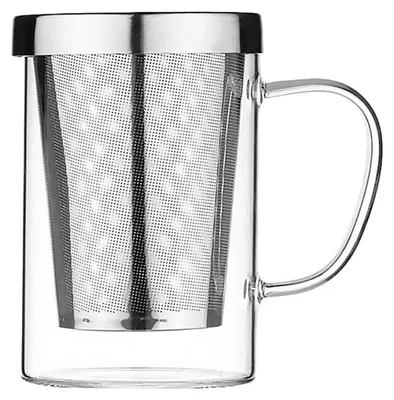 Produktbild von 400-ml-Becher mit Deckel und Edelstahlfilter