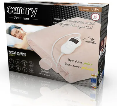 Produktbild von Camry CR 7423 Heizdecke 80 W Polyester Fleece
