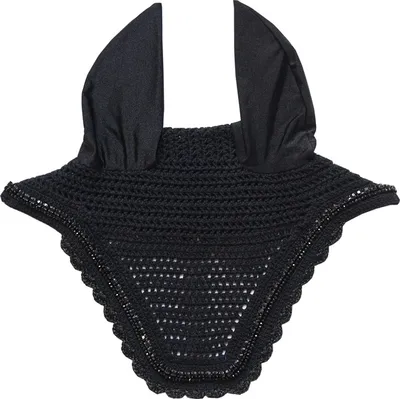 Produktbild von Kentucky Horsewear Fliegenmütze Wellington Stone & Pearl Soundless Schwarz