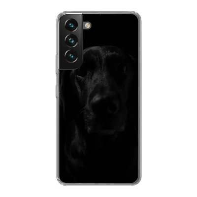 Produktbild von MuchoWow® Handyhülle Schutzhülle Hülle für Samsung Galaxy S22 Hund - Haustier - Schwarz Silikon Softcase Handy Hülle - Mobiltelefonhülle