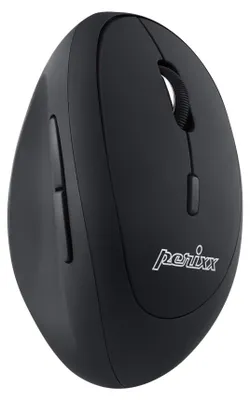 Image de Perixx PERIMICE-719 - Taille S - Souris - ergonomique - pour droitiers - optique - 6 boutons - sans fil - 2.4 GHz - récepteur sans fil (USB) - noir