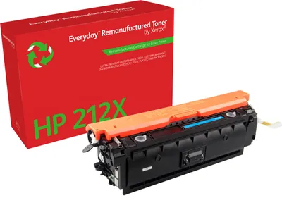 Produktbild von Everyday™ Cyan Tonermodul von kompatibel mit HP 212X (W2121X), Hohe Kapazität, 0 Seiten, 10000 Seiten, Cyan, 1 Stück(e)