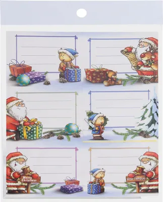 Immagine prodotto di Adesivi regalo 12,5x16 cm Natale