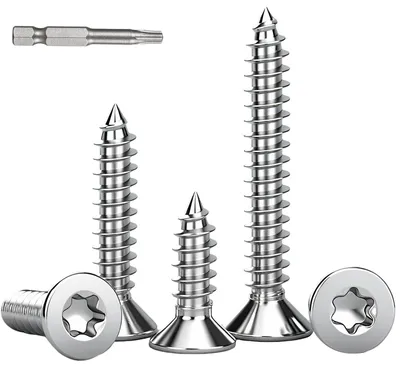 Productafbeelding van 50 Stuks M4x25 Torx houtschroeven met verzonken kop van roestvrij staal