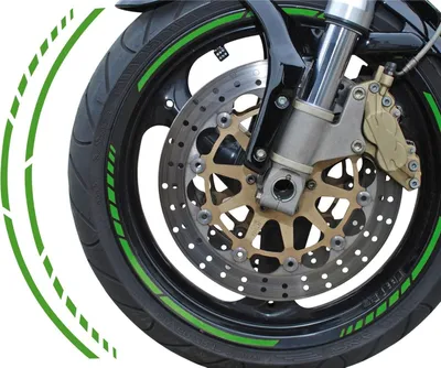 Zdjęcie produktu dla PIN Striping felga wyścigowa zielona dla motocykla