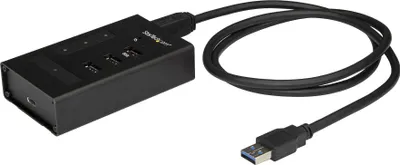 Produktbild von StarTech 4 Port USB Hub - Metall - USB-A zu 3x USB-A und 1x USB-C